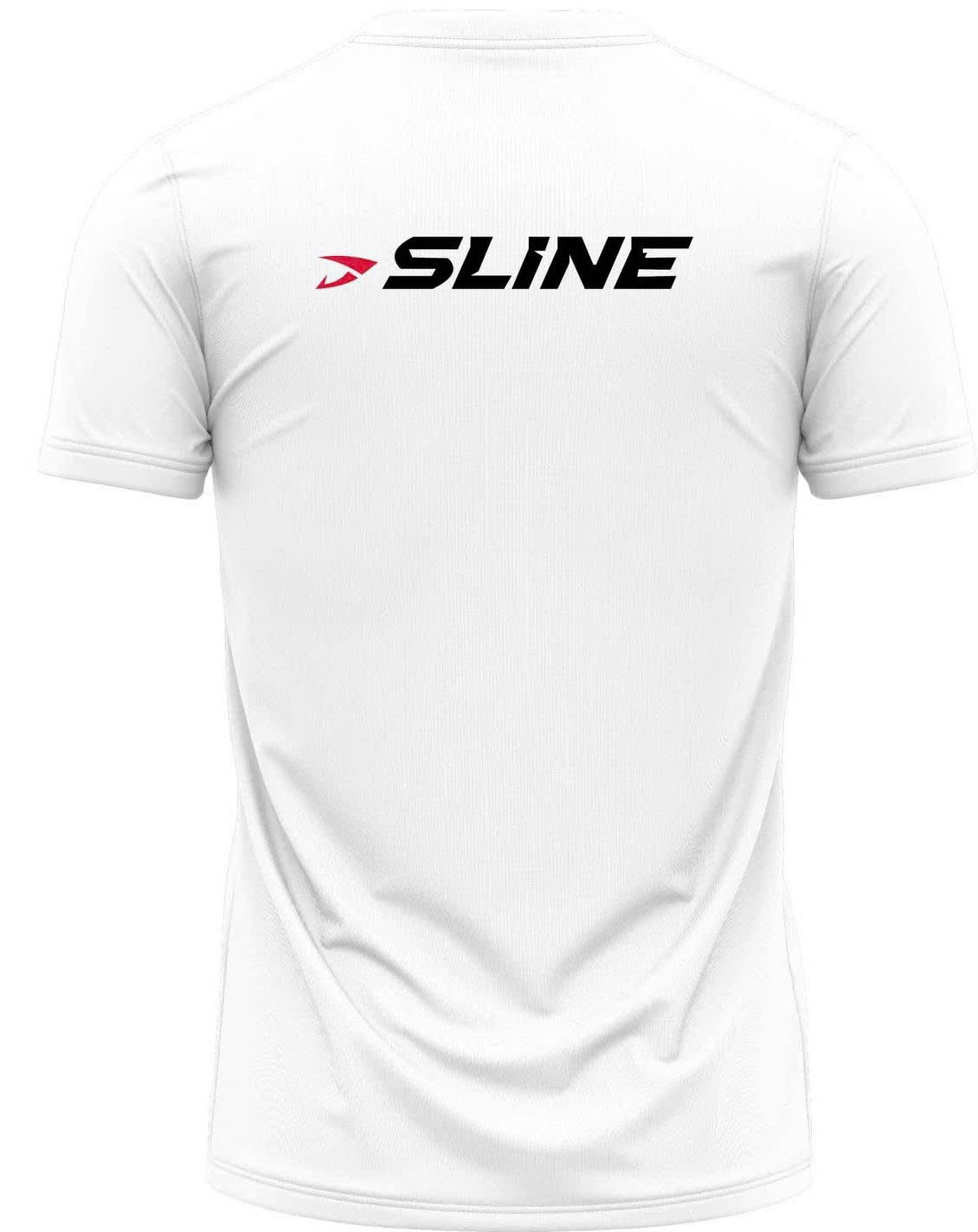 Áo Đấu Pickleball - Sline - Trắng & Đen